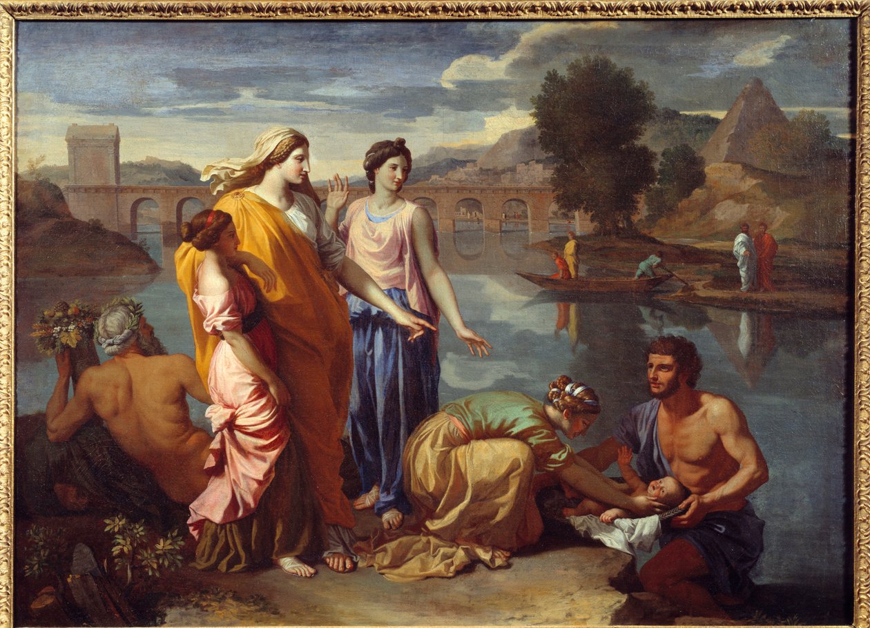 Mózes alkotó: Nicolas Poussin