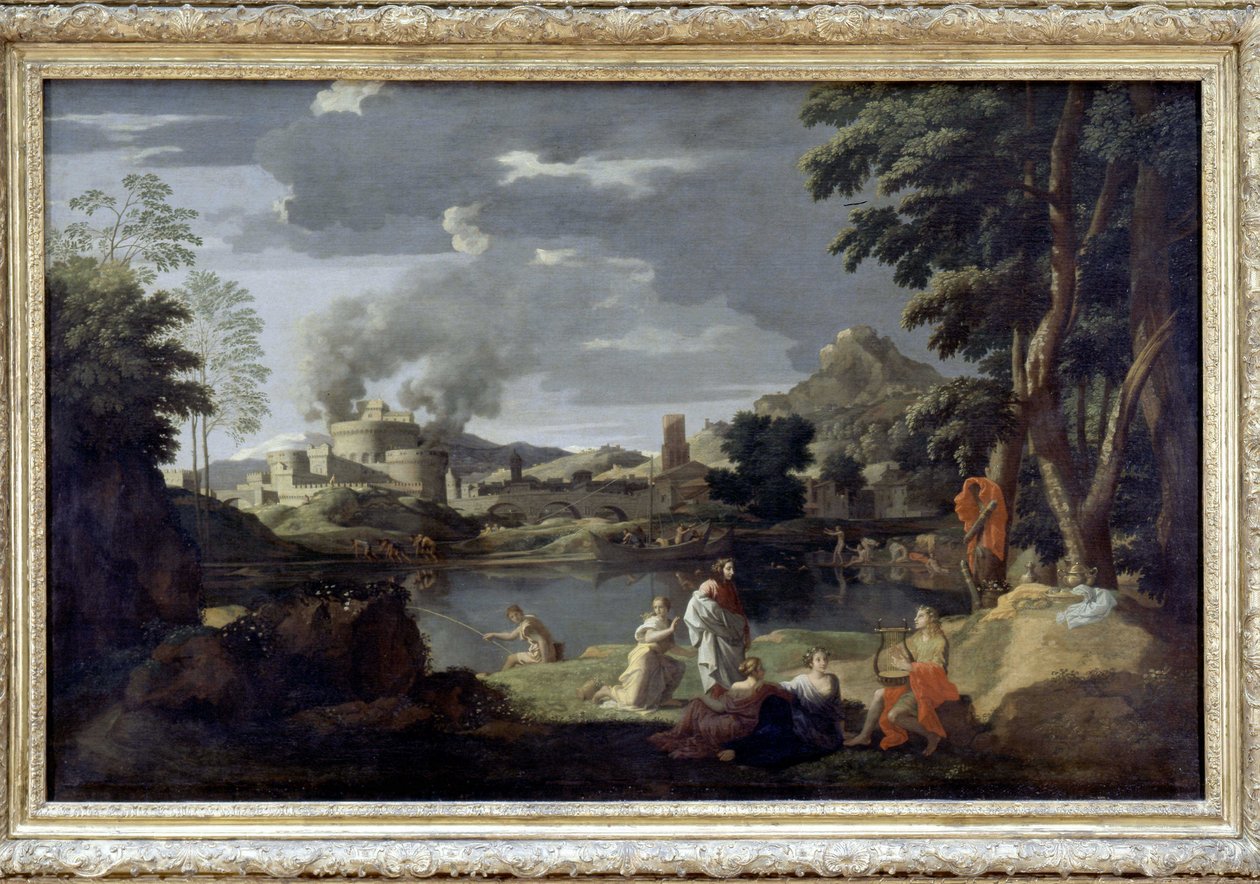 Orpheus és Eurydice, Poussin, Louvre Múzeum alkotó: Nicolas Poussin