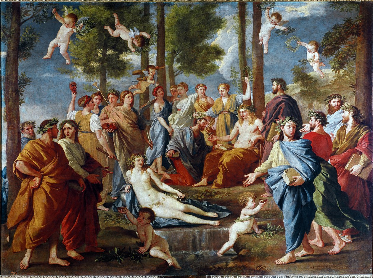 Parnasszus alkotó: Nicolas Poussin