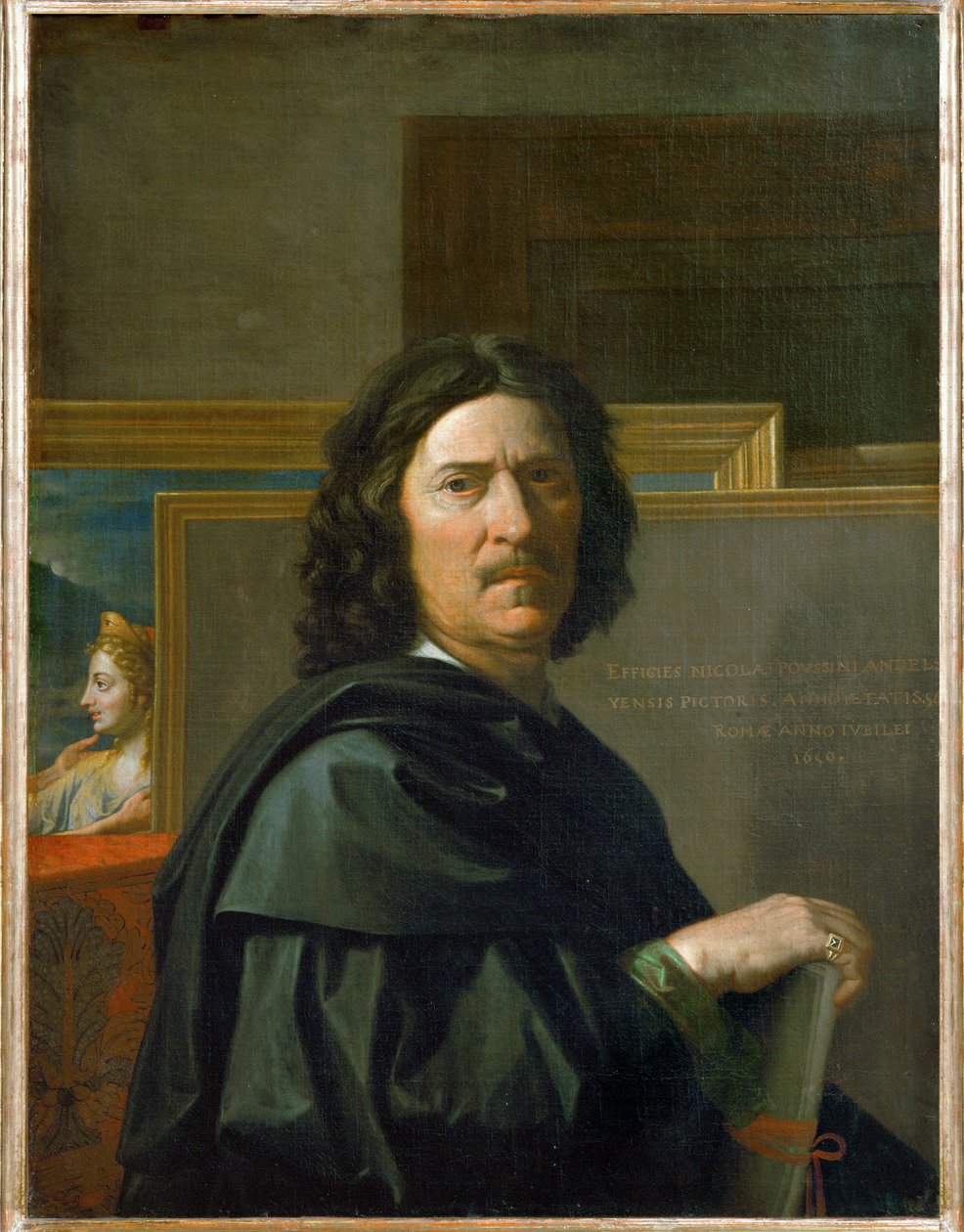 Önarckép ... alkotó: Nicolas Poussin
