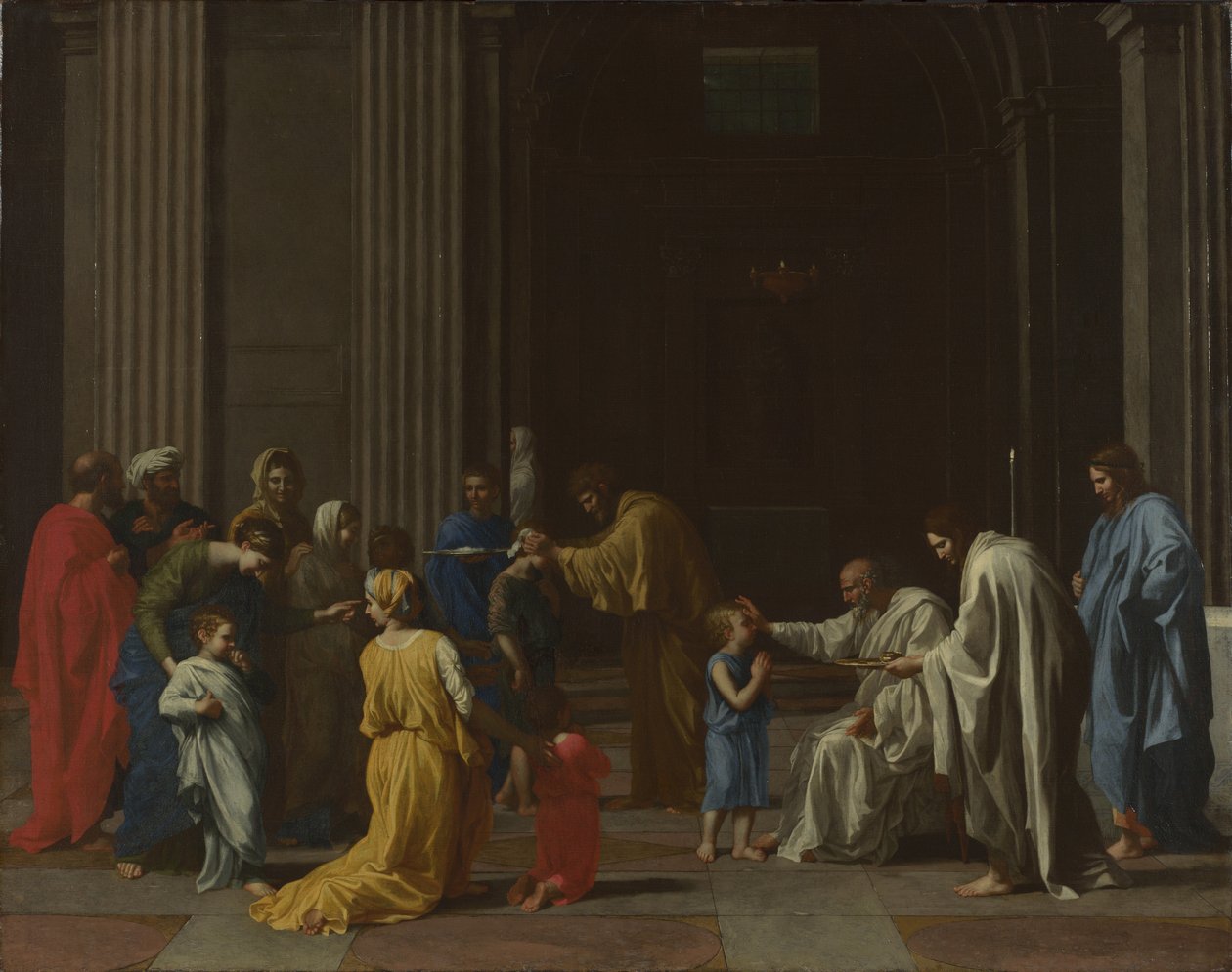 Hét szentség: bérmálás, kb. 1637-1640 alkotó: Nicolas Poussin