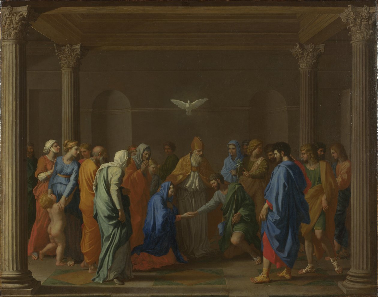 Hét szentség: Házasság, kb. 1637-1640 alkotó: Nicolas Poussin