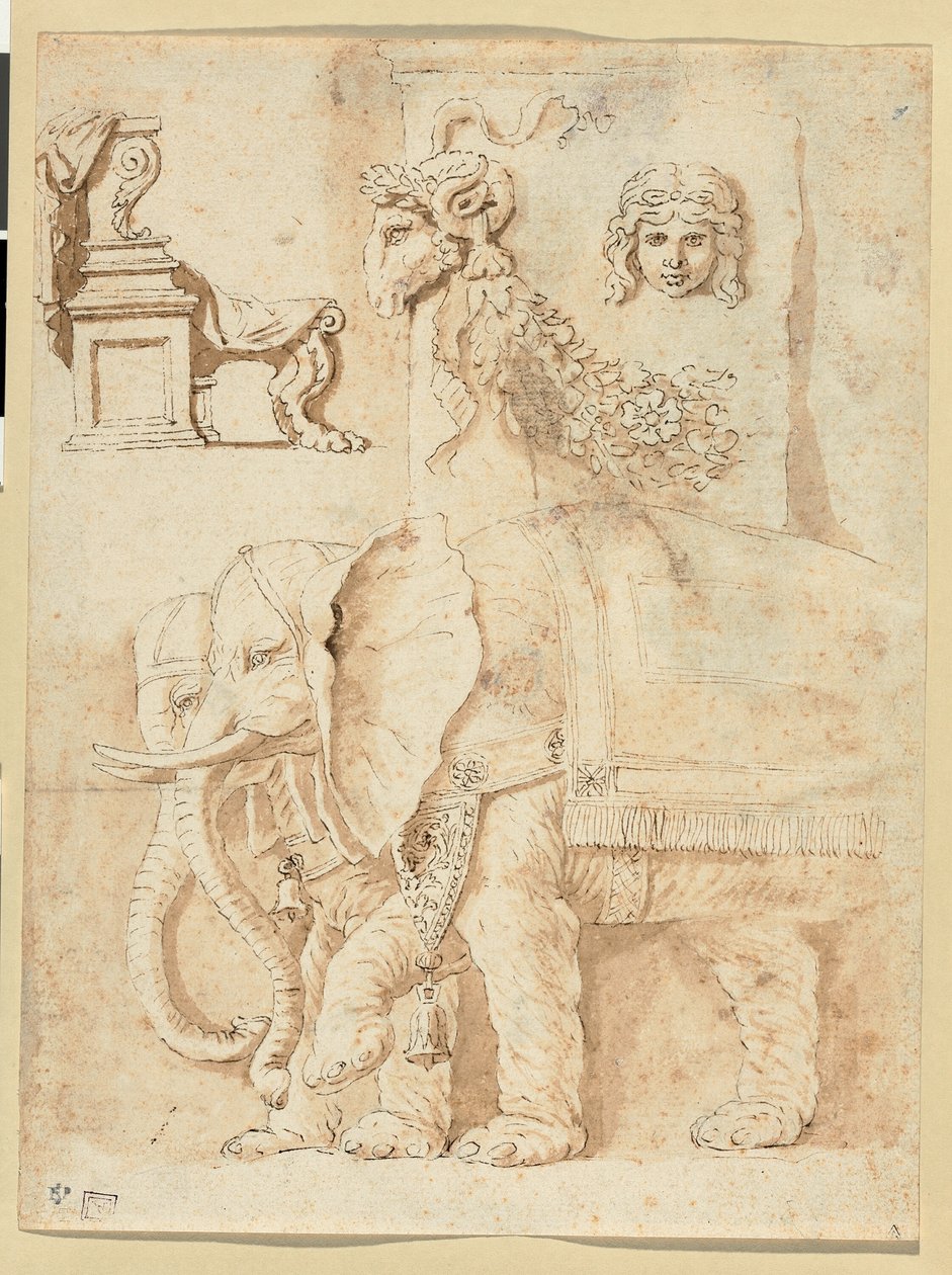 Tanulmányok Andrea Mantegna, Giulio Romano és az antikvitás után alkotó: Nicolas Poussin