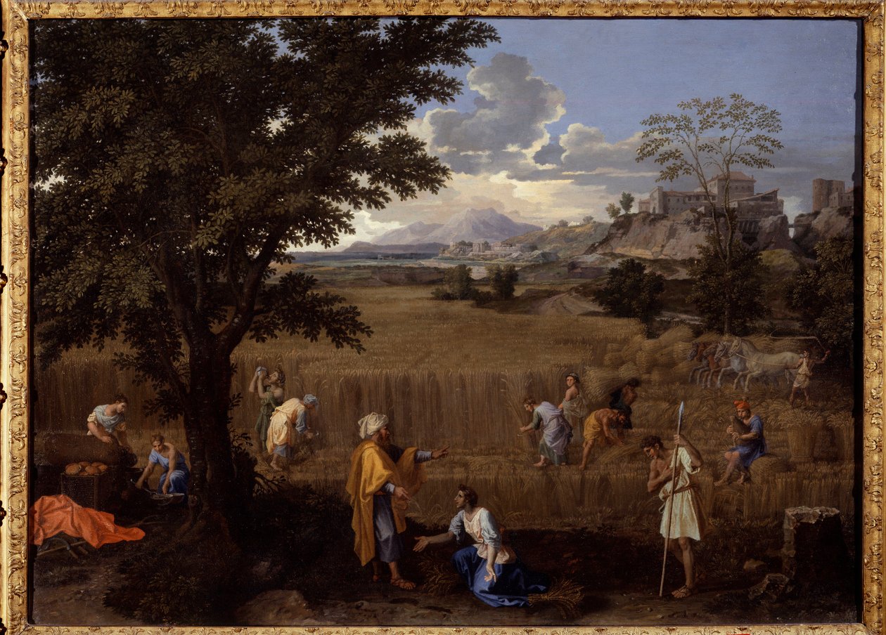 Nyár vagy Ruth és Boáz alkotó: Nicolas Poussin