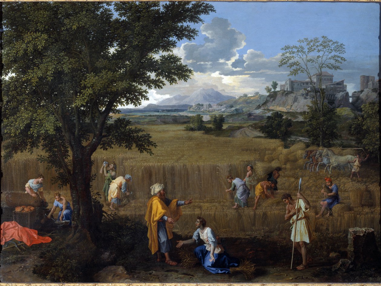 Nyár vagy Ruth és Boáz alkotó: Nicolas Poussin