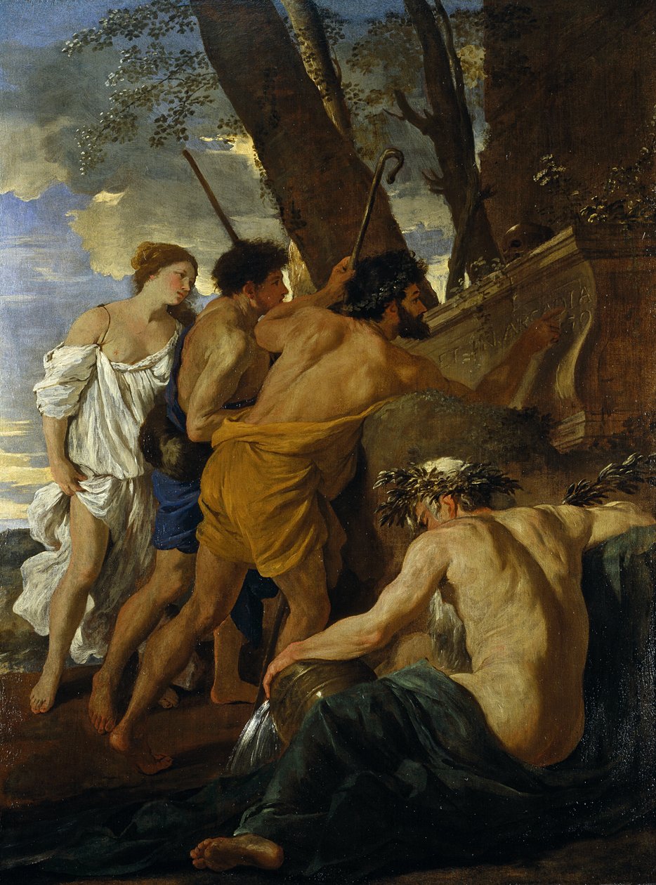 Az árkádiai juhászok (olaj, vászon) alkotó: Nicolas Poussin