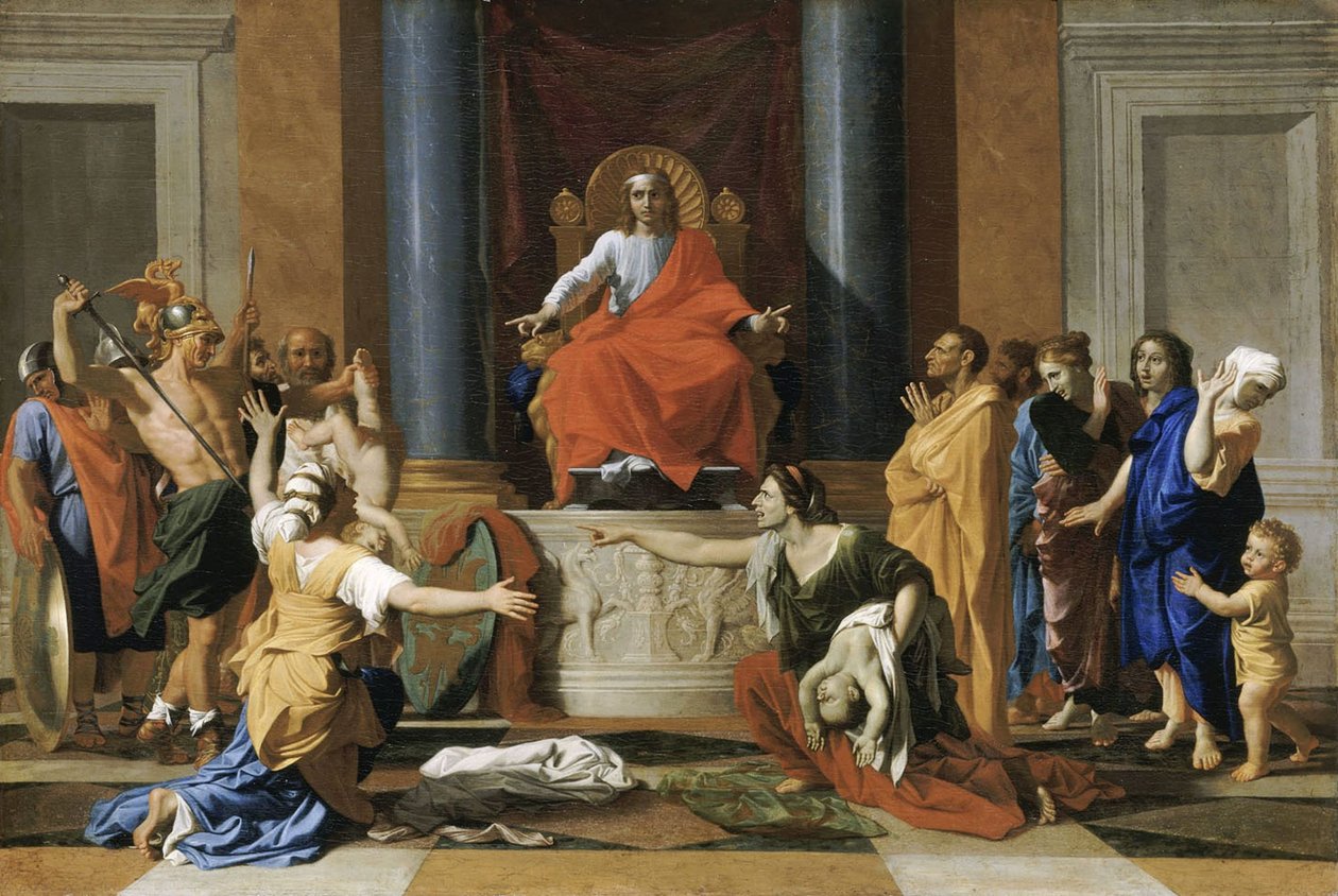 Salamon ítélete alkotó: Nicolas Poussin