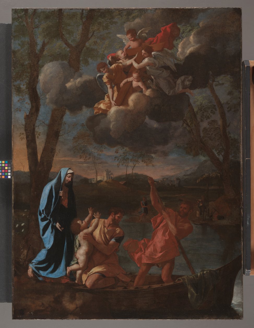 A Szent Család visszatérése Názáretbe, 1627 körül (olaj, vászon) alkotó: Nicolas Poussin