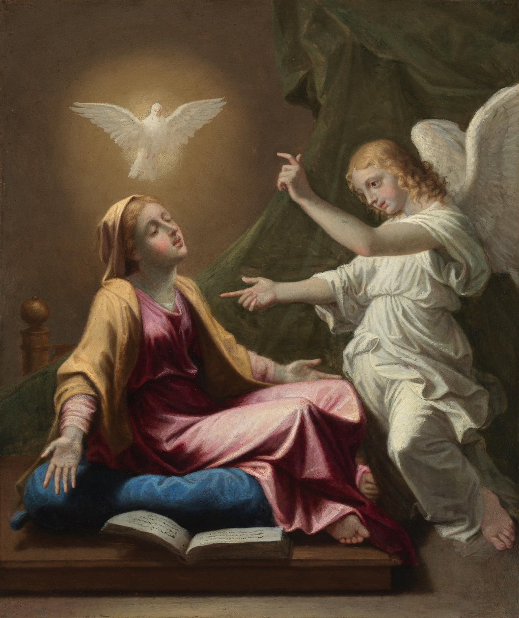 Angyali üdvözlet alkotó: Nicolas Poussin