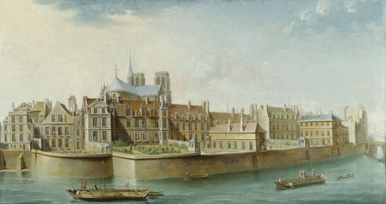 Le Cloître Notre-Dame, az Île Saint Louis (quai d