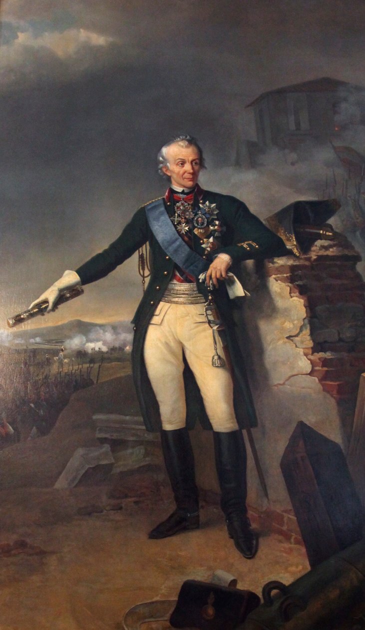 Alekszandr Szuvorov orosz tábornok, 1833 alkotó: Nicolas Sebastien Froste