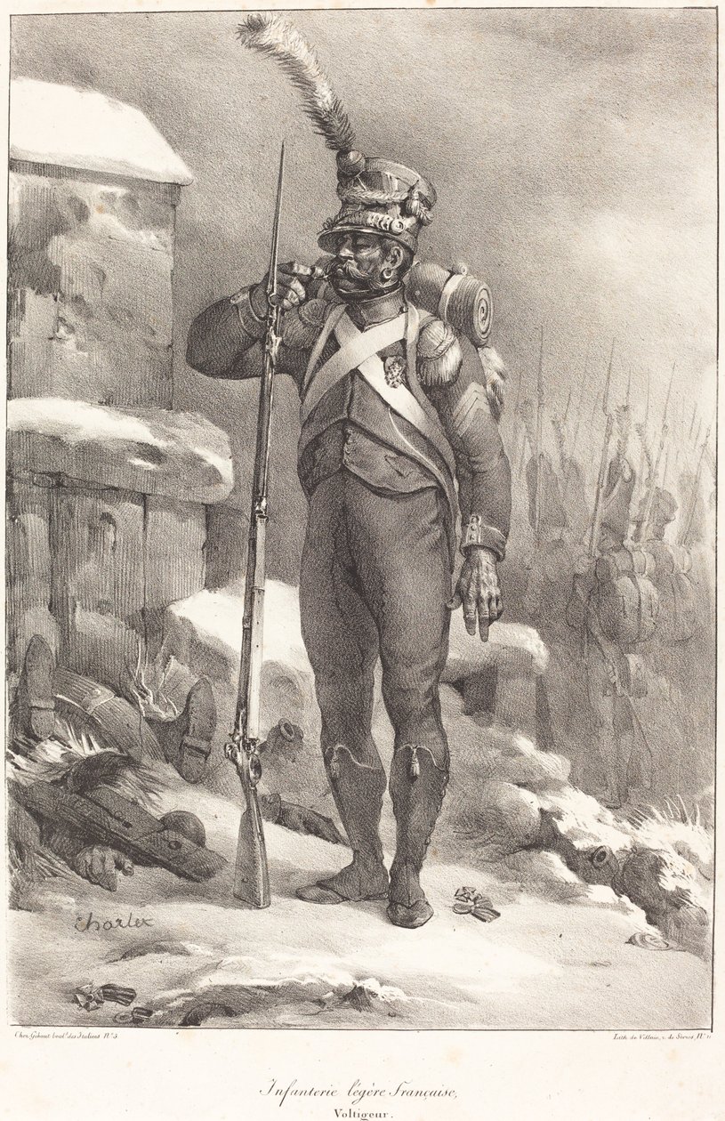 francia könnyű gyalogság, Voltigeur alkotó: Nicolas Toussaint Charlet
