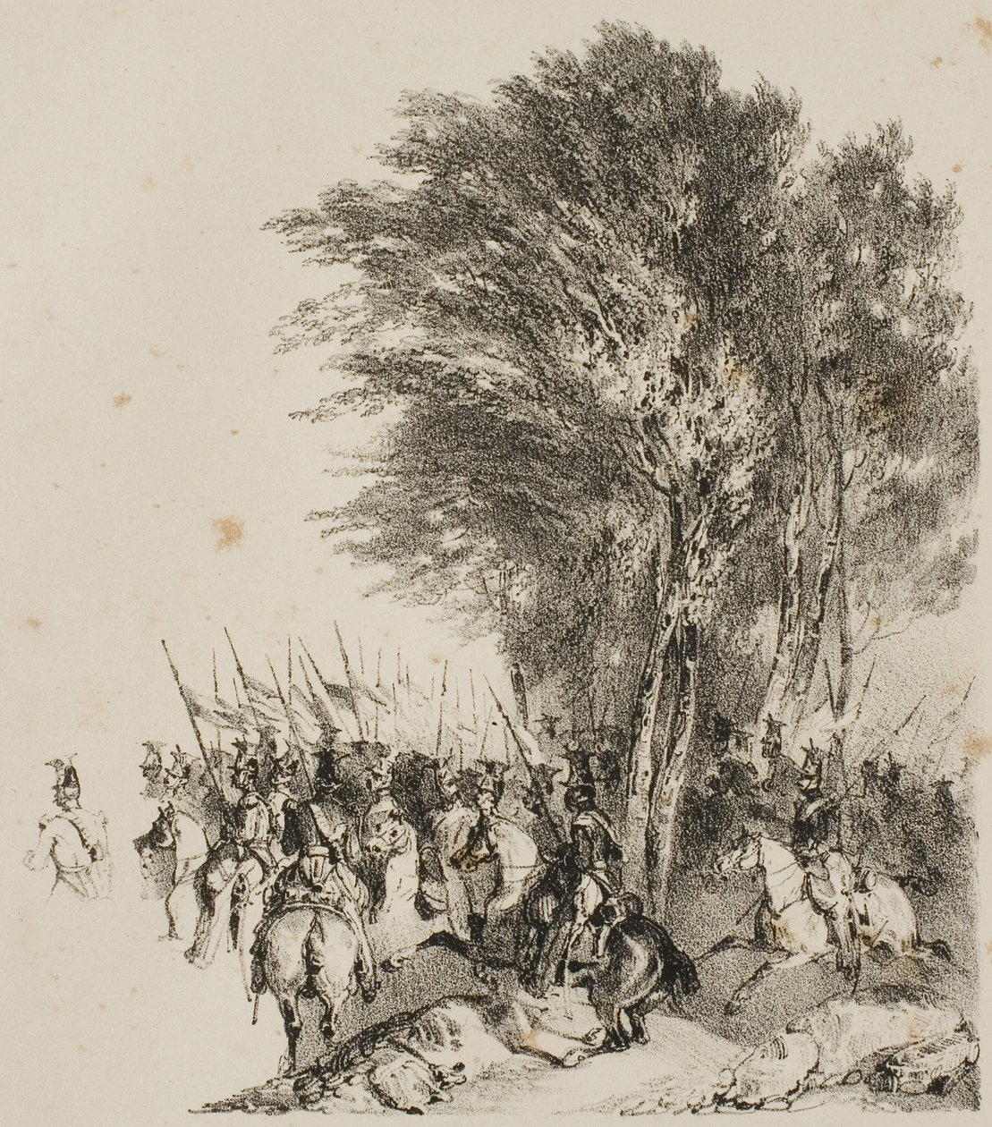 Lancers márciusban alkotó: Nicolas Toussaint Charlet