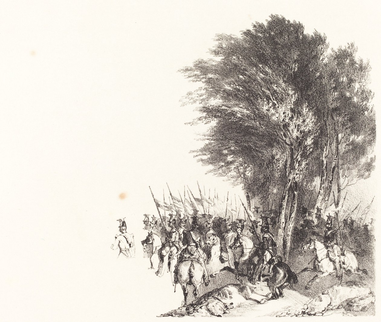 Lancers márciusban alkotó: Nicolas Toussaint Charlet