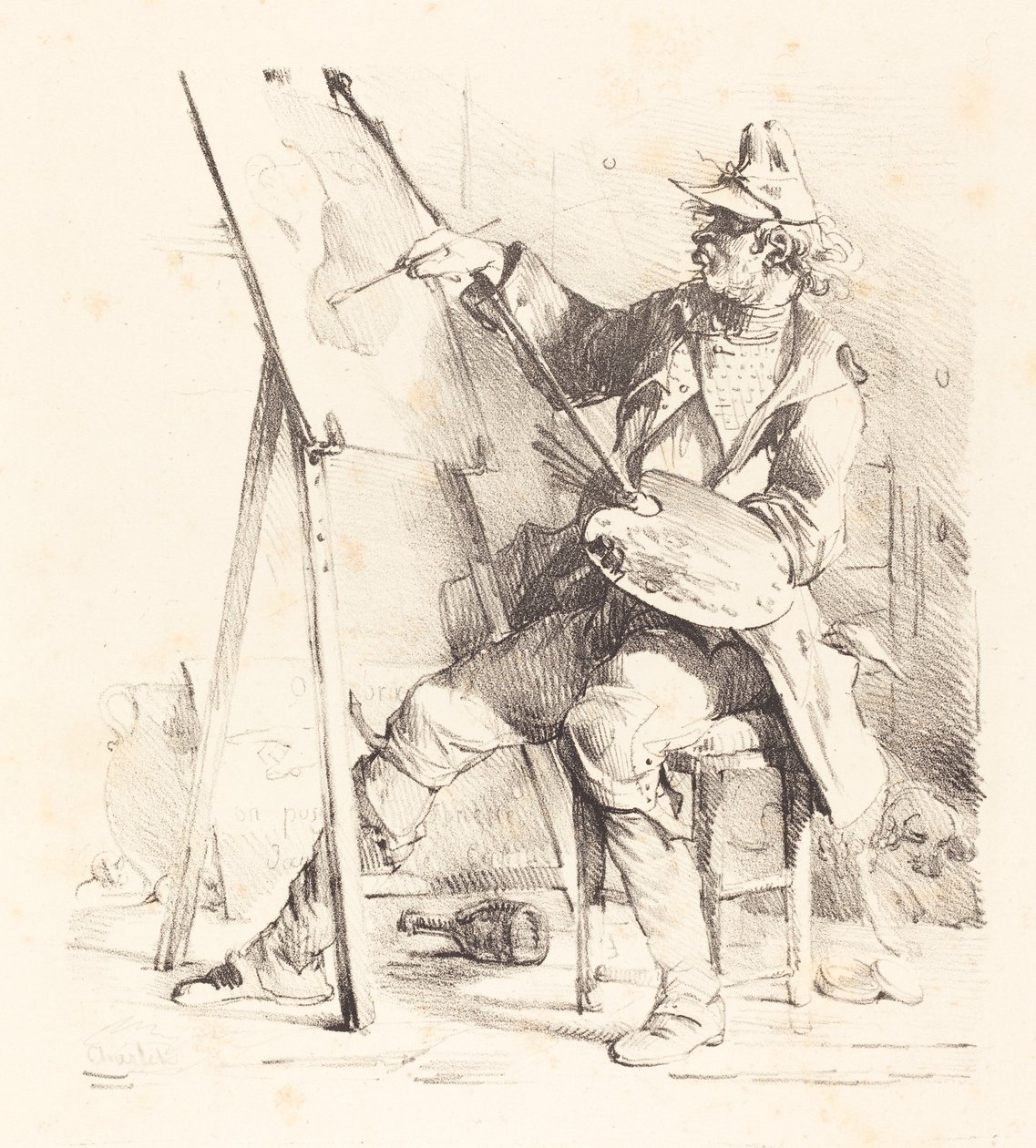 A jelfestő alkotó: Nicolas Toussaint Charlet