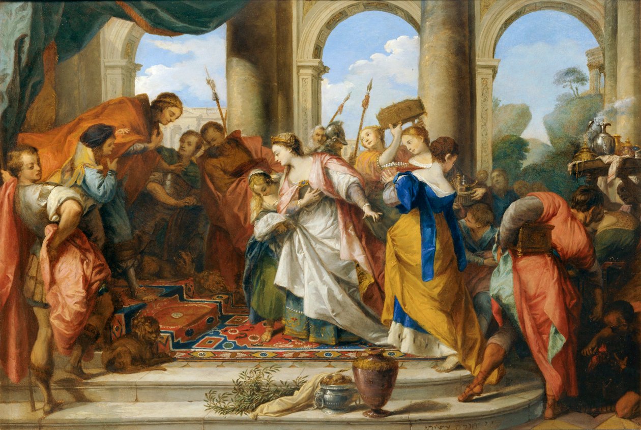 Salamon és Sába királynője ... alkotó: Nicolas Vleughels