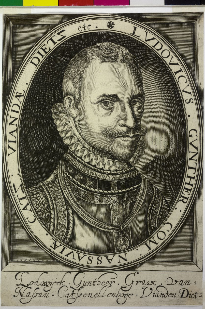 Nassau-Dillenburg grófja Lewis Guenther alkotó: Nicolas de Clerck