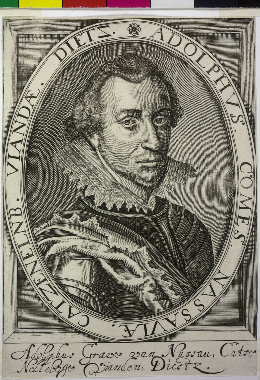 Nassau-Siegen Adolf grófja alkotó: Nicolas de Clerck