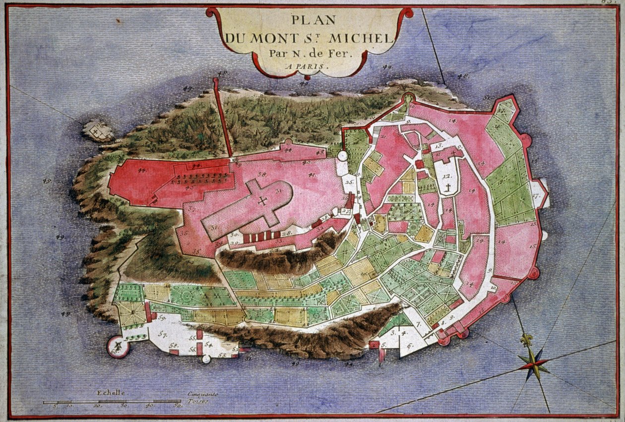 Mont Saint Michel alkotó: Nicolas de Fer