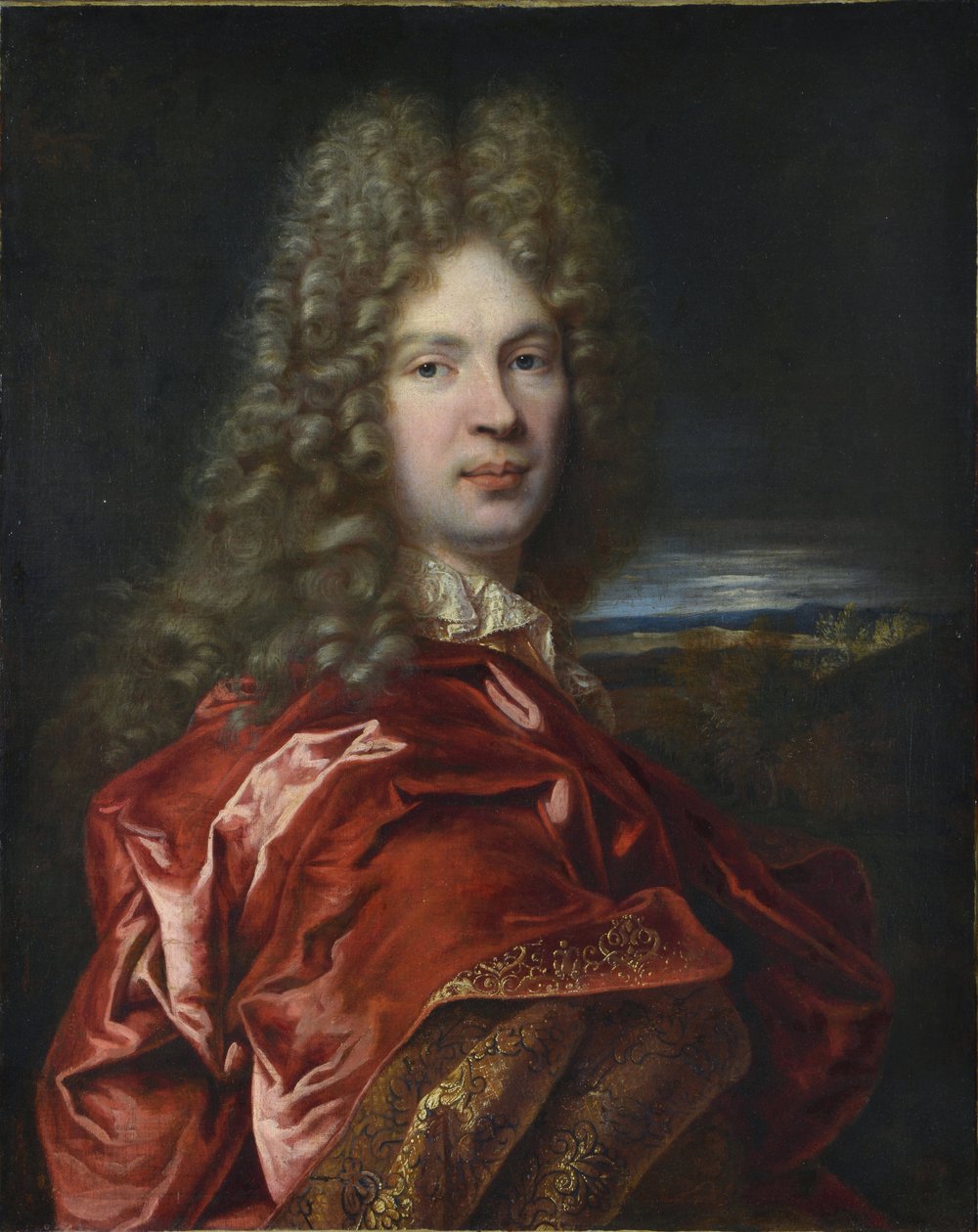 Pierre-Vincent Bertin (Pierre Vincent) (1653-1711), francia pénzember és művészetbarát portréja - Largillière, Nicolas, de (1656-1746). Olaj, vászon, méret: 77x63, kb 1685, Állami Ermitázs, Szentpétervár alkotó: Nicolas de Largillière