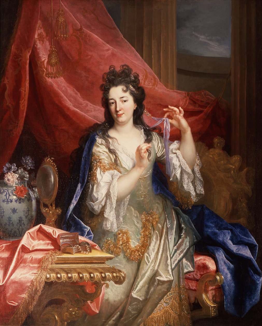 Női portré, 1696 körüli (olaj, vászon) alkotó: Nicolas de Largillière
