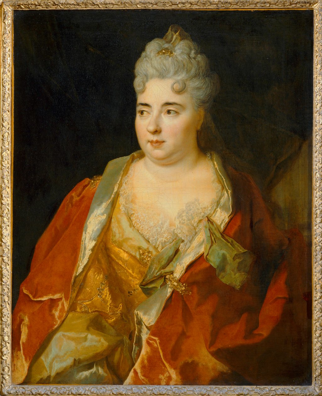 Egy hölgy portréja, aki állítólag Marie-Anne Mancini, Bouillon hercegnője ... alkotó: Nicolas de Largillière
