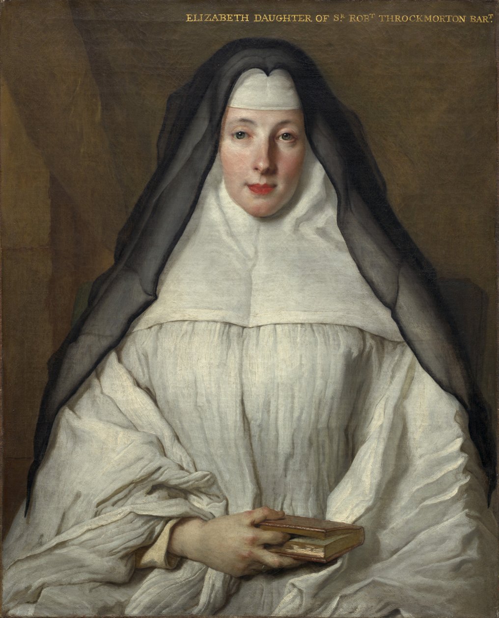 Elizabeth Throckmorton, a Dames Augustines Anglaises-rend kanonikusa alkotó: Nicolas de Largillierre