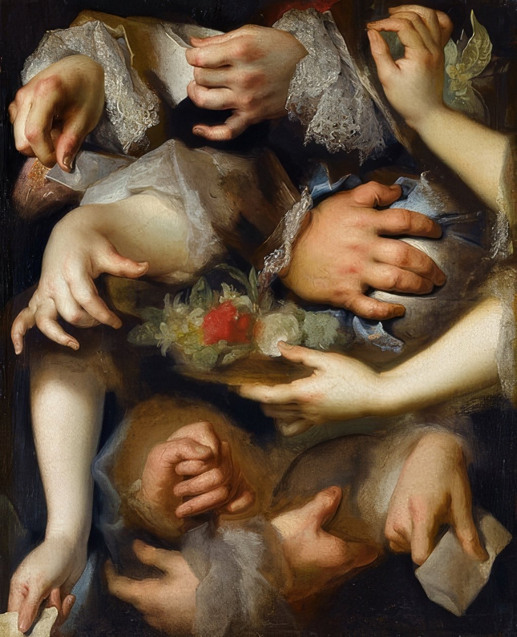 Hands tanulmány. 1715 körül alkotó: Nicolas de Largillière