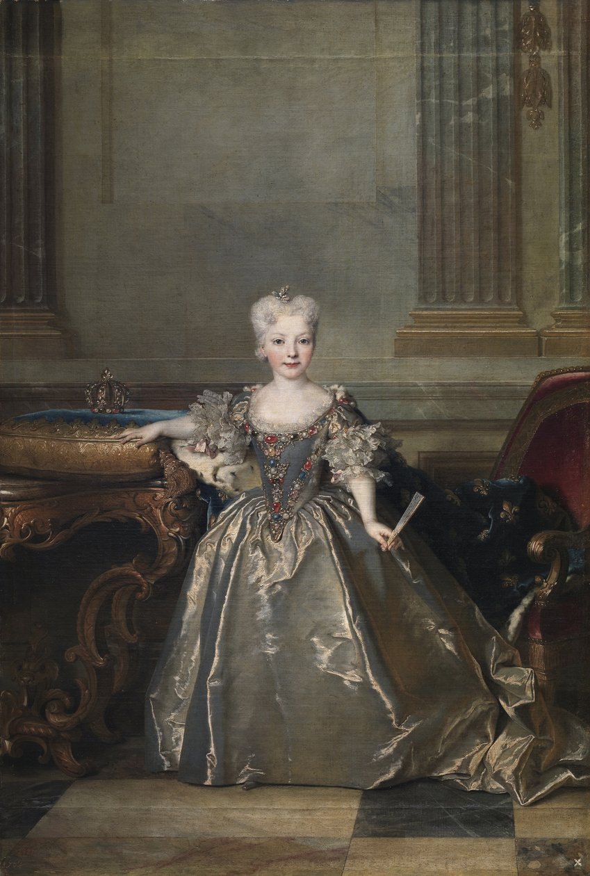 Infanta Mariana Victoria, Spanyolország, 1724 alkotó: Nicolas de Largillière