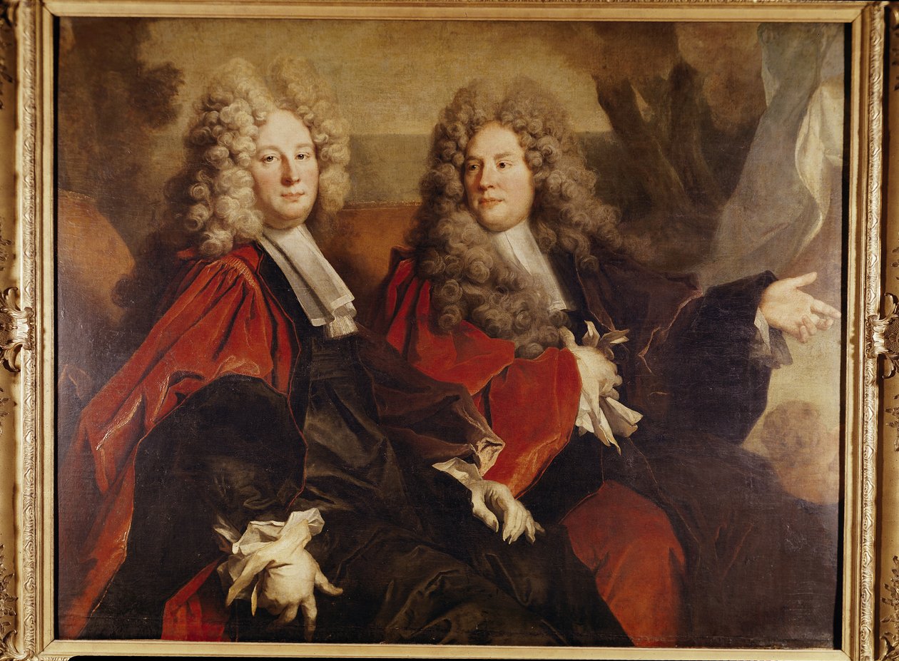 Az 1702-ben megválasztott Alderman Hugues Desnots és Alderman Bouhet portréja alkotó: Nicolas de Largillière