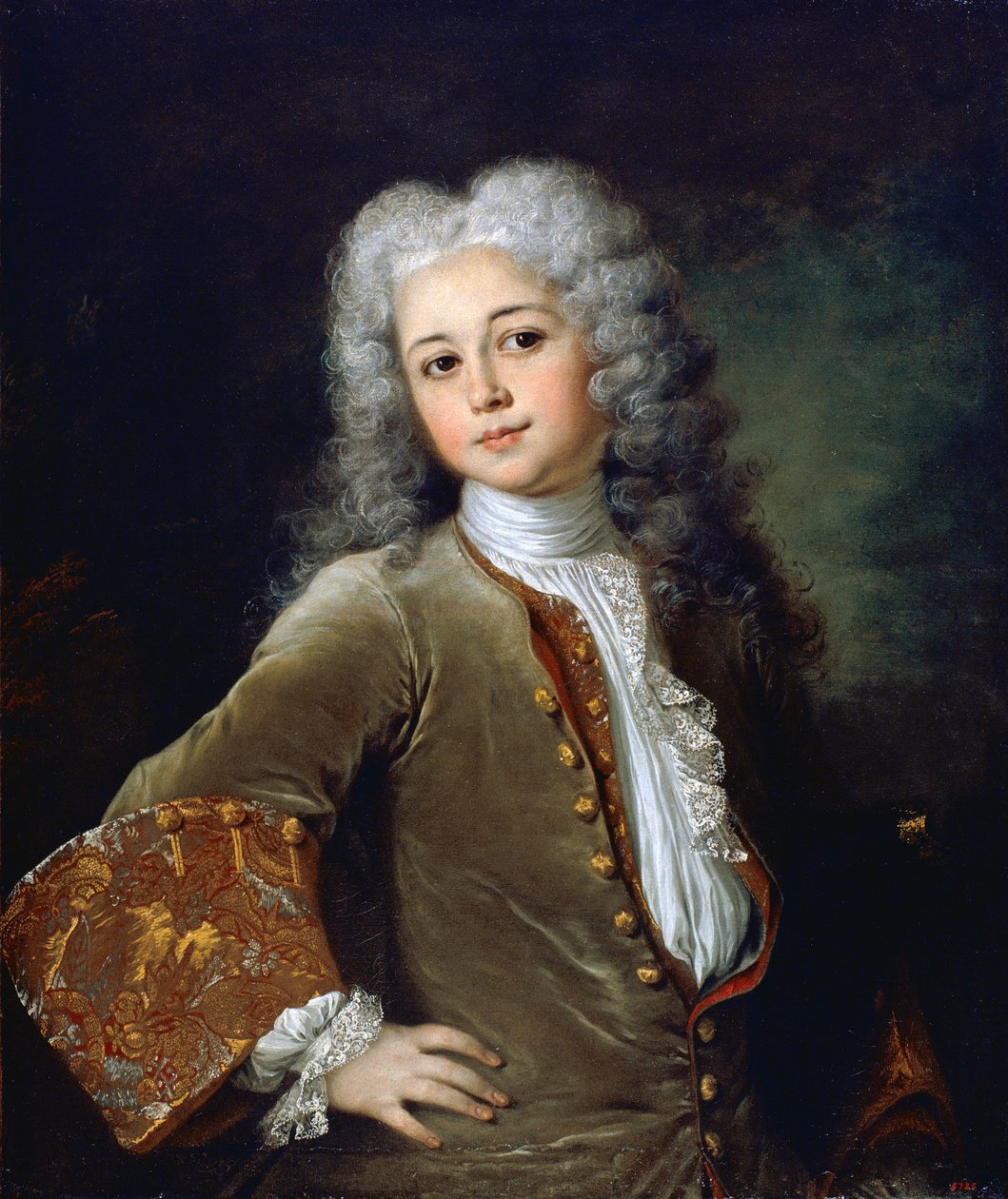 Parókás fiatal férfi portréja alkotó: Nicolas de Largillière