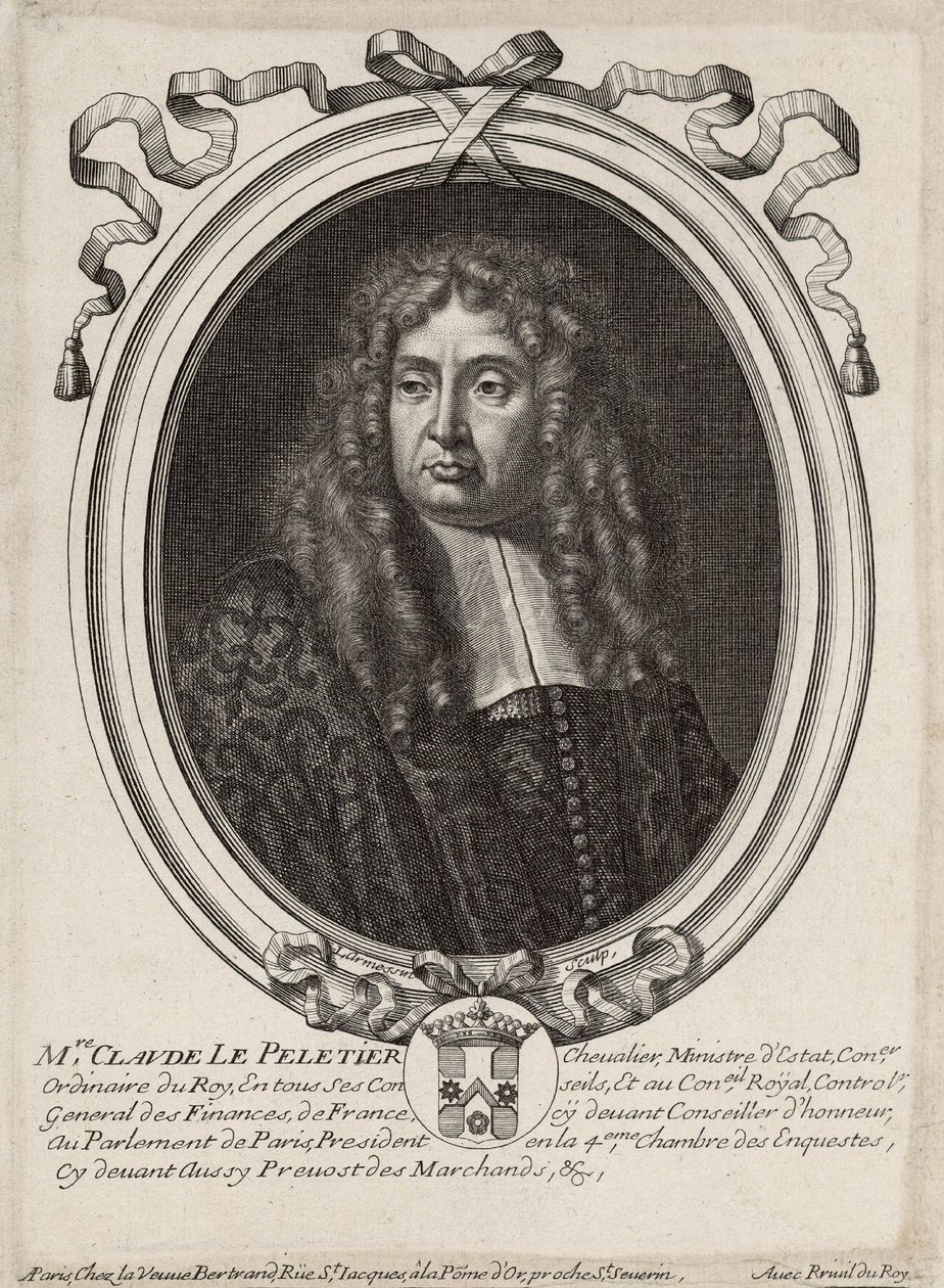 Claude Le Peletier alkotó: Nicolas de Larmessin