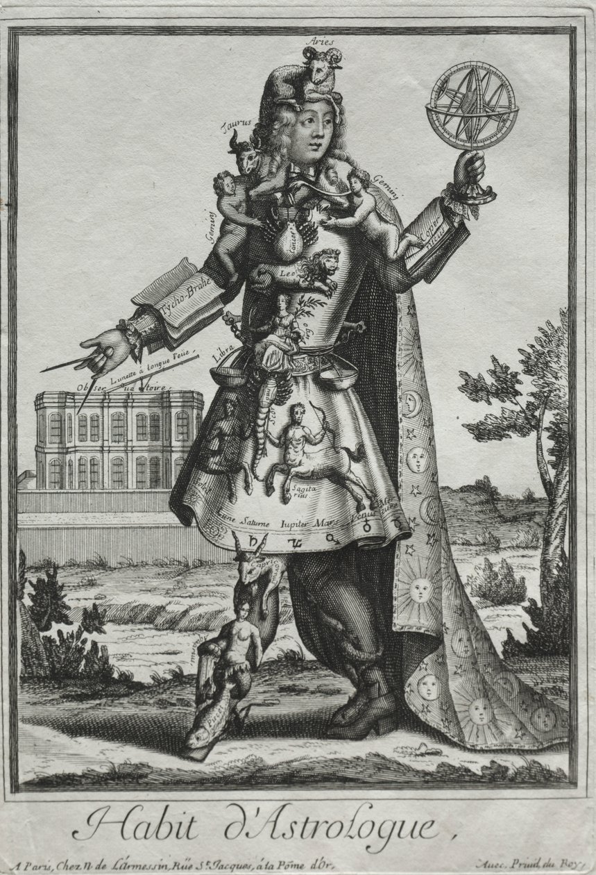 Fantasztikus jelmezek: Az asztrológus jelmeze alkotó: Nicolas de Larmessin II