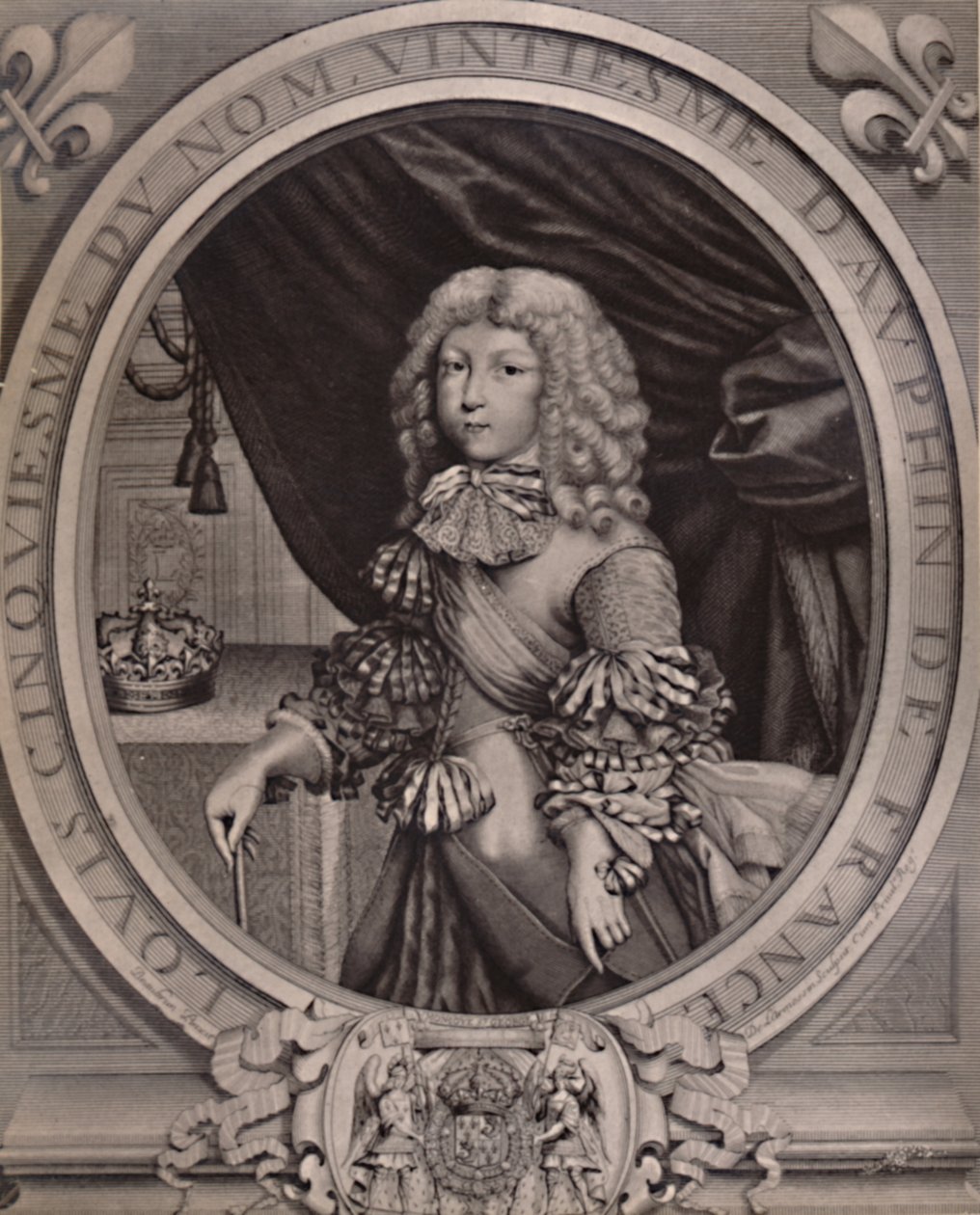 Francia Lajos, Grand Dauphin, gyermekként, 17. század 1894 alkotó: Nicolas de Larmessin II
