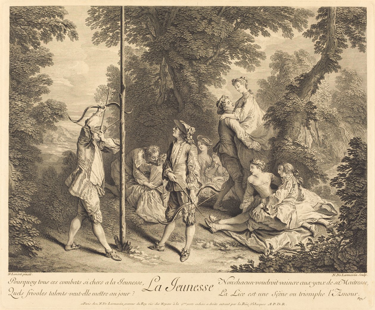 A fiatalság alkotó: Nicolas de Larmessin IV after Nicolas Lancret