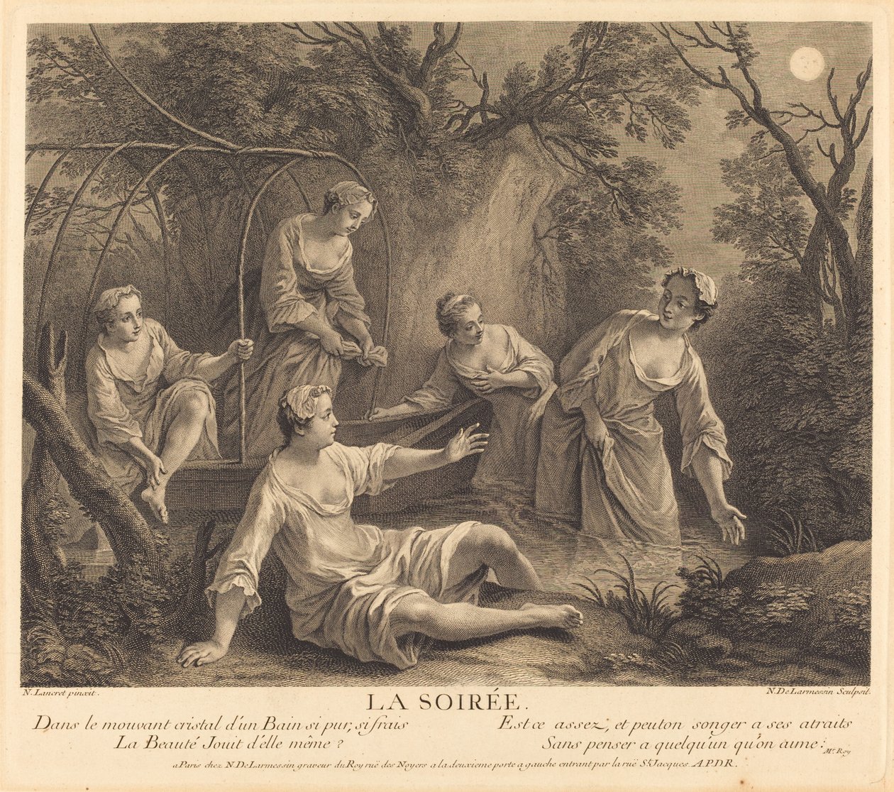 Este alkotó: Nicolas de Larmessin IV after Nicolas Lancret