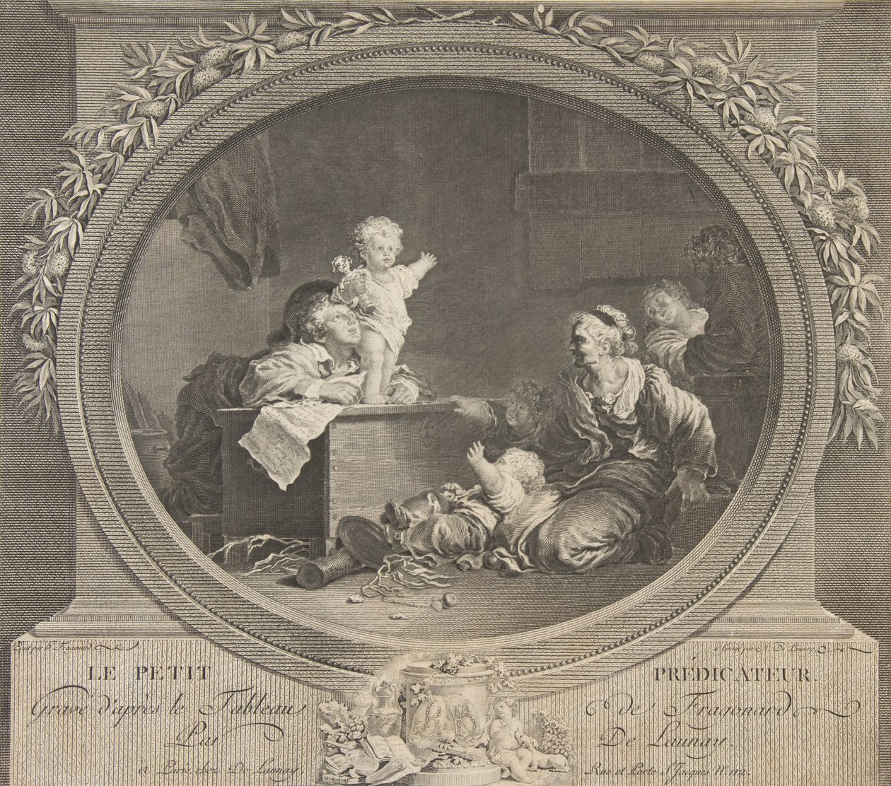 Le Petit Predicateur, 18. század., 18. század. alkotó: Nicolas de Launay