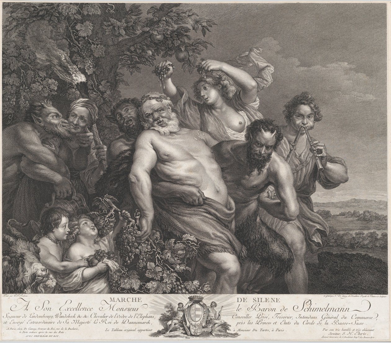 Silenus diadala, 1775-78., 1775-78 alkotó: Nicolas de Launay