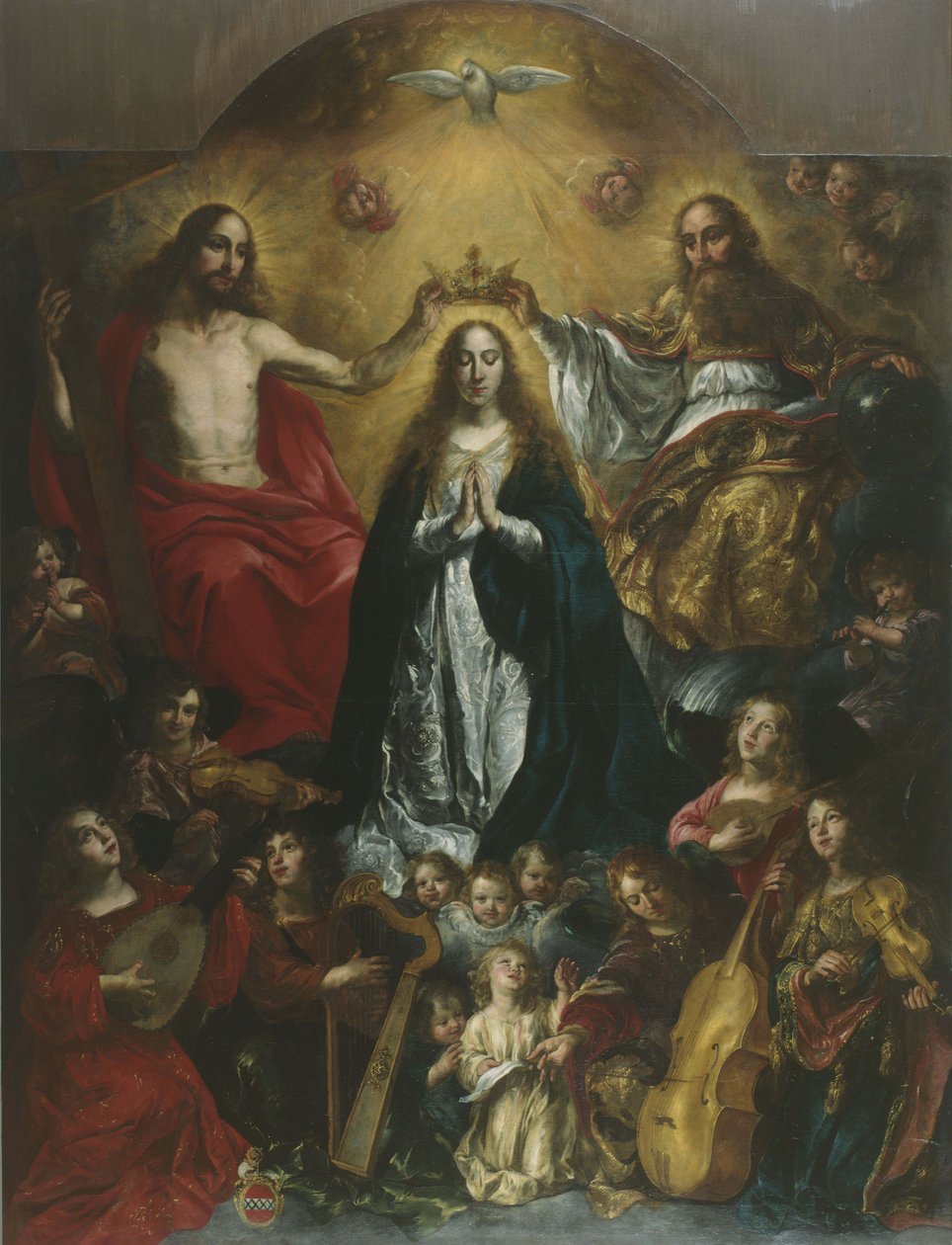 Mária megkoronázása alkotó: Nicolas de Liemaker