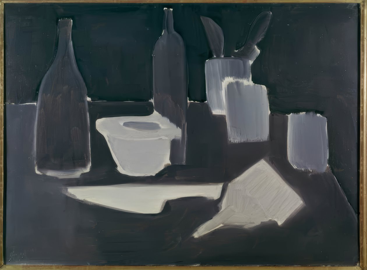 Csendélet, grisaille alkotó: Nicolas de Staël