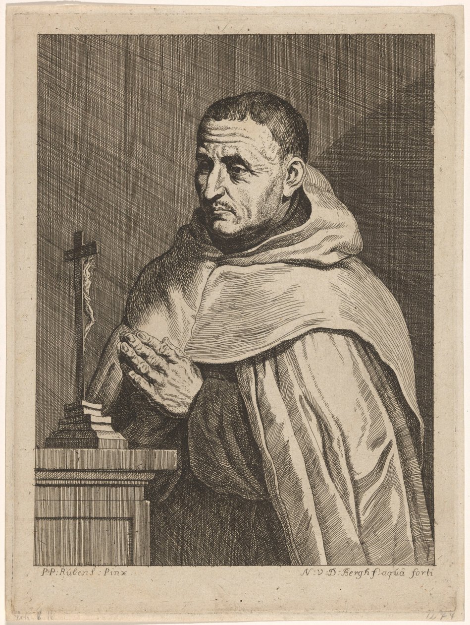 Egy karmelita portréja (cím a tárgyon) alkotó: Nicolas van den Bergh