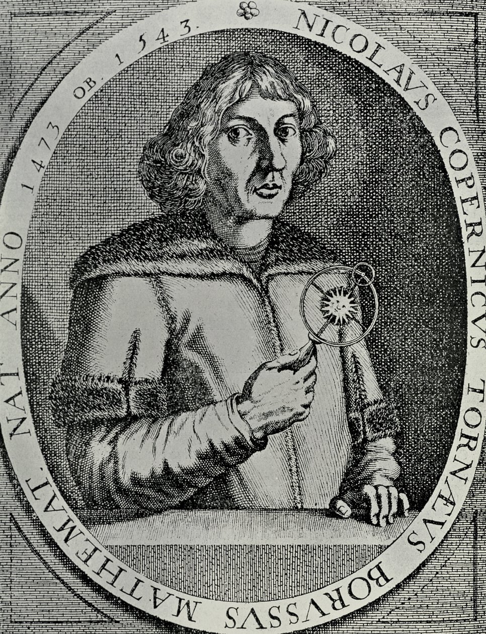 Önarckép másolata (bw fotó) alkotó: Nicolaus Copernicus