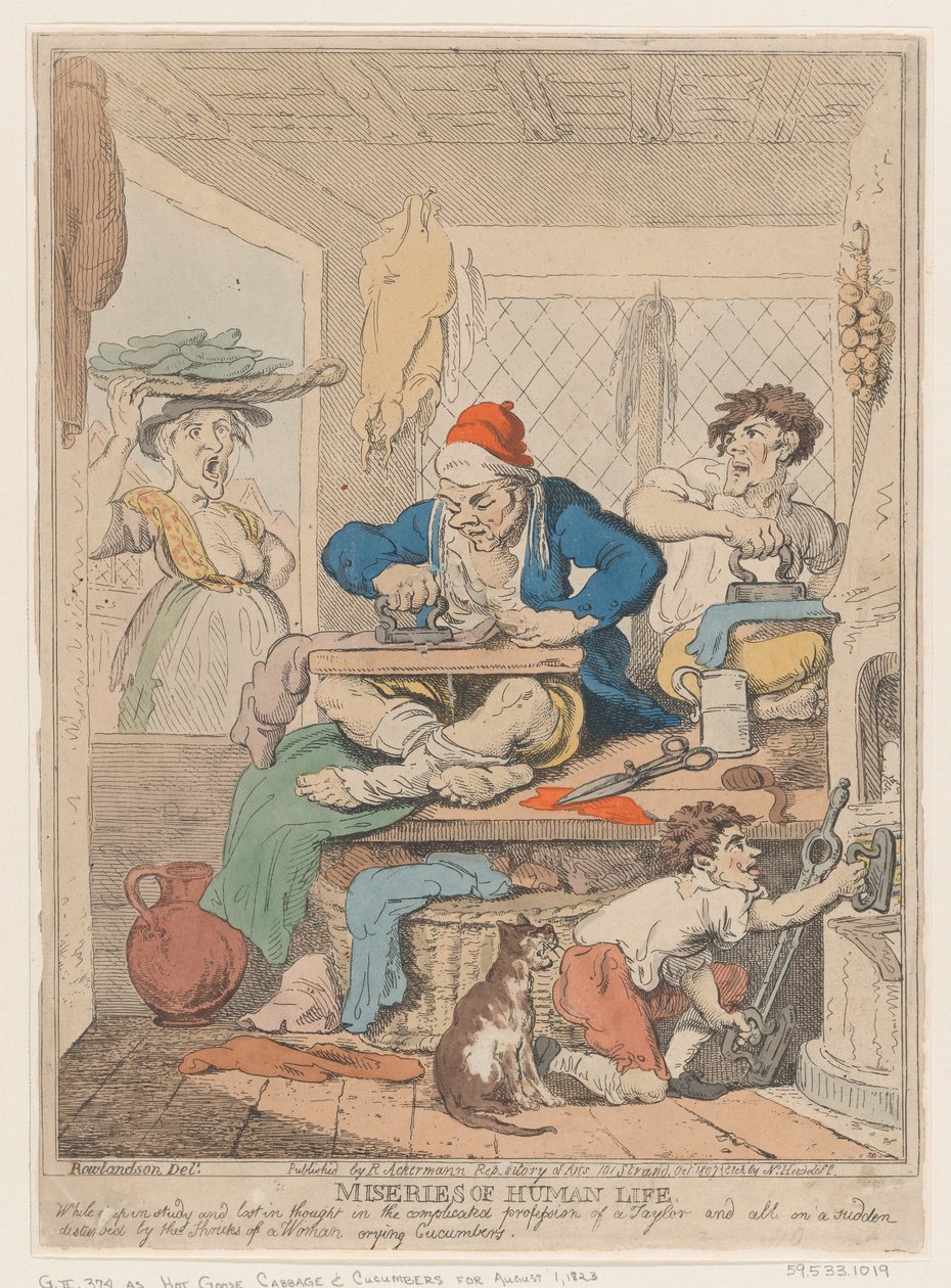 Az emberi élet nyomorúsága: Mélyen tanulmányozva és gondolataiba merülve a bonyolult..., 1807. október. alkotó: Nicolaus Heideloff