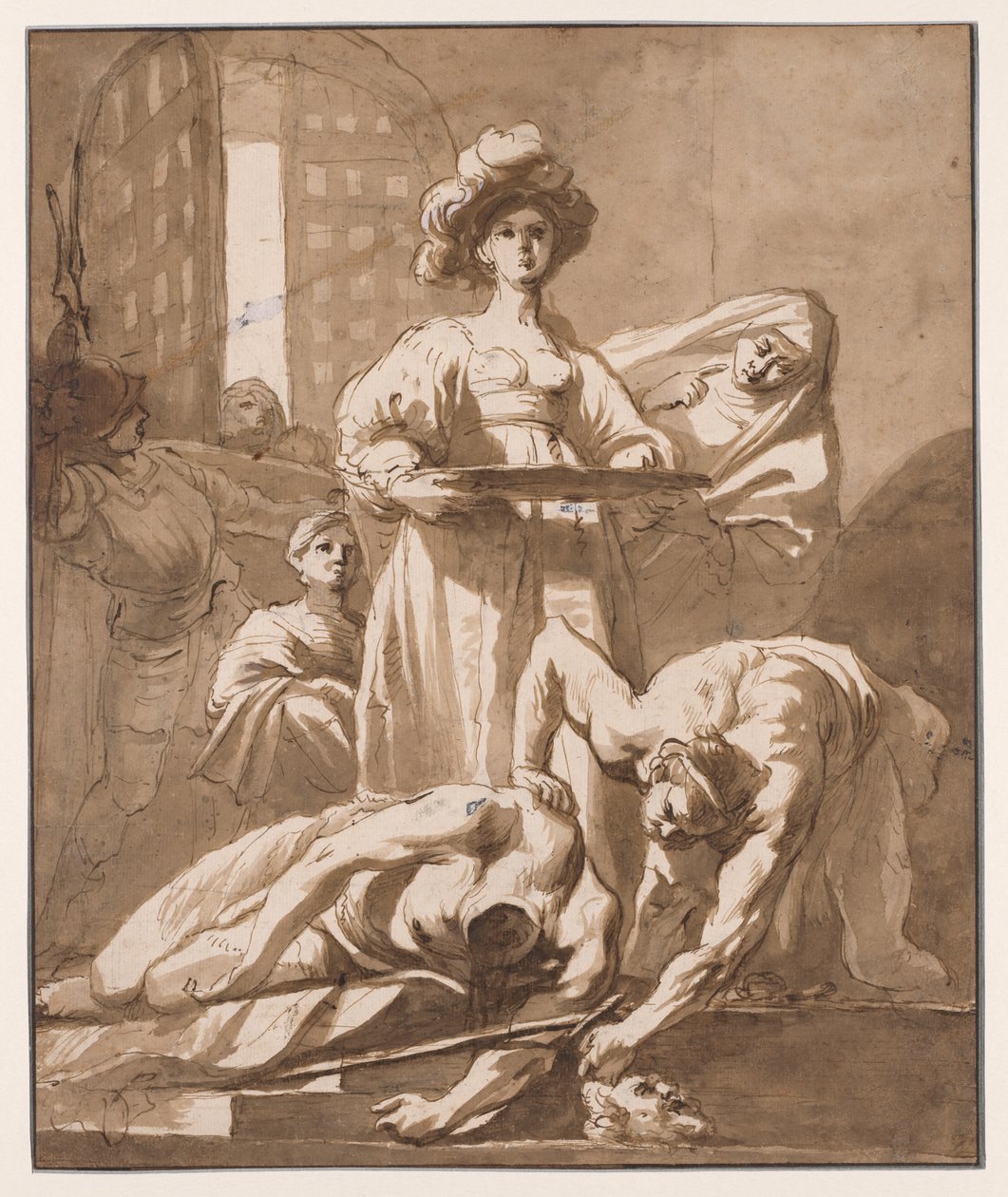 Salome Keresztelő János fejével alkotó: Nicolaus Knüpfer