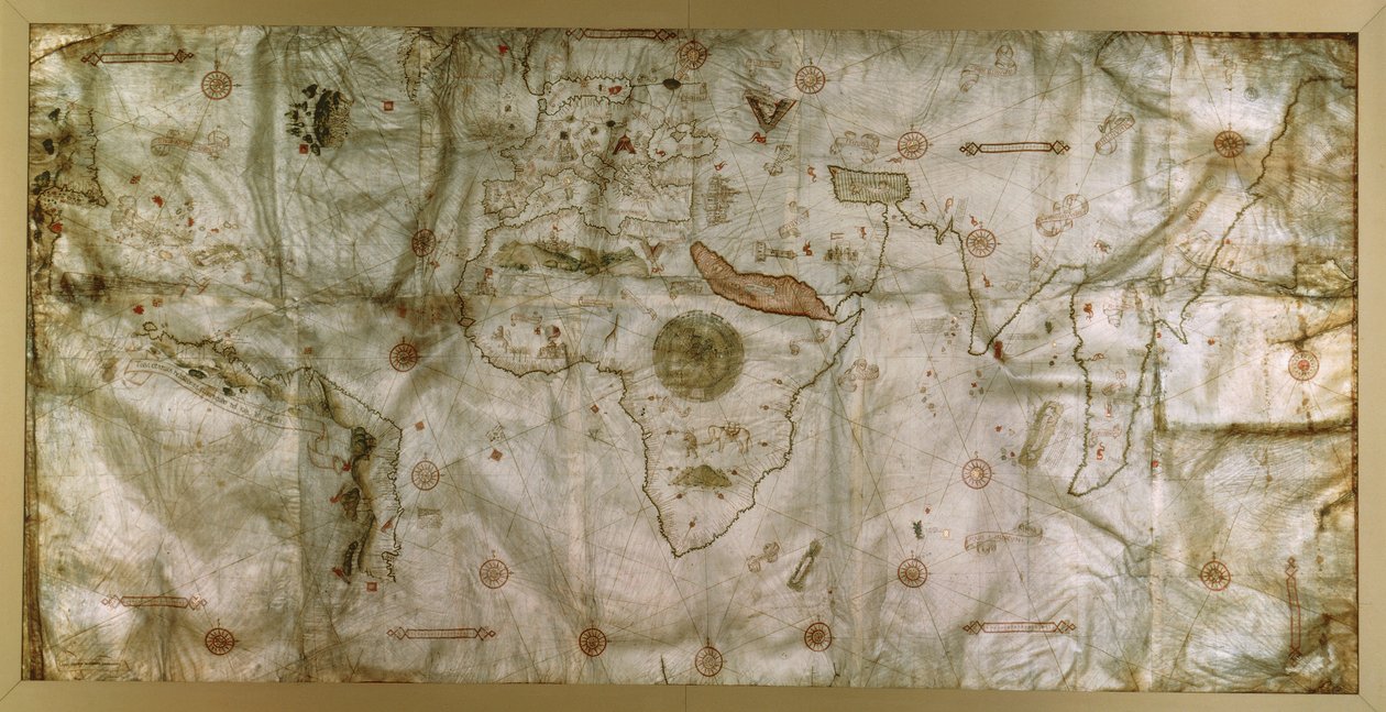 Planisphere Nicolas de Caverio által készített Planisphere alkotó: Nicolay de Caveri