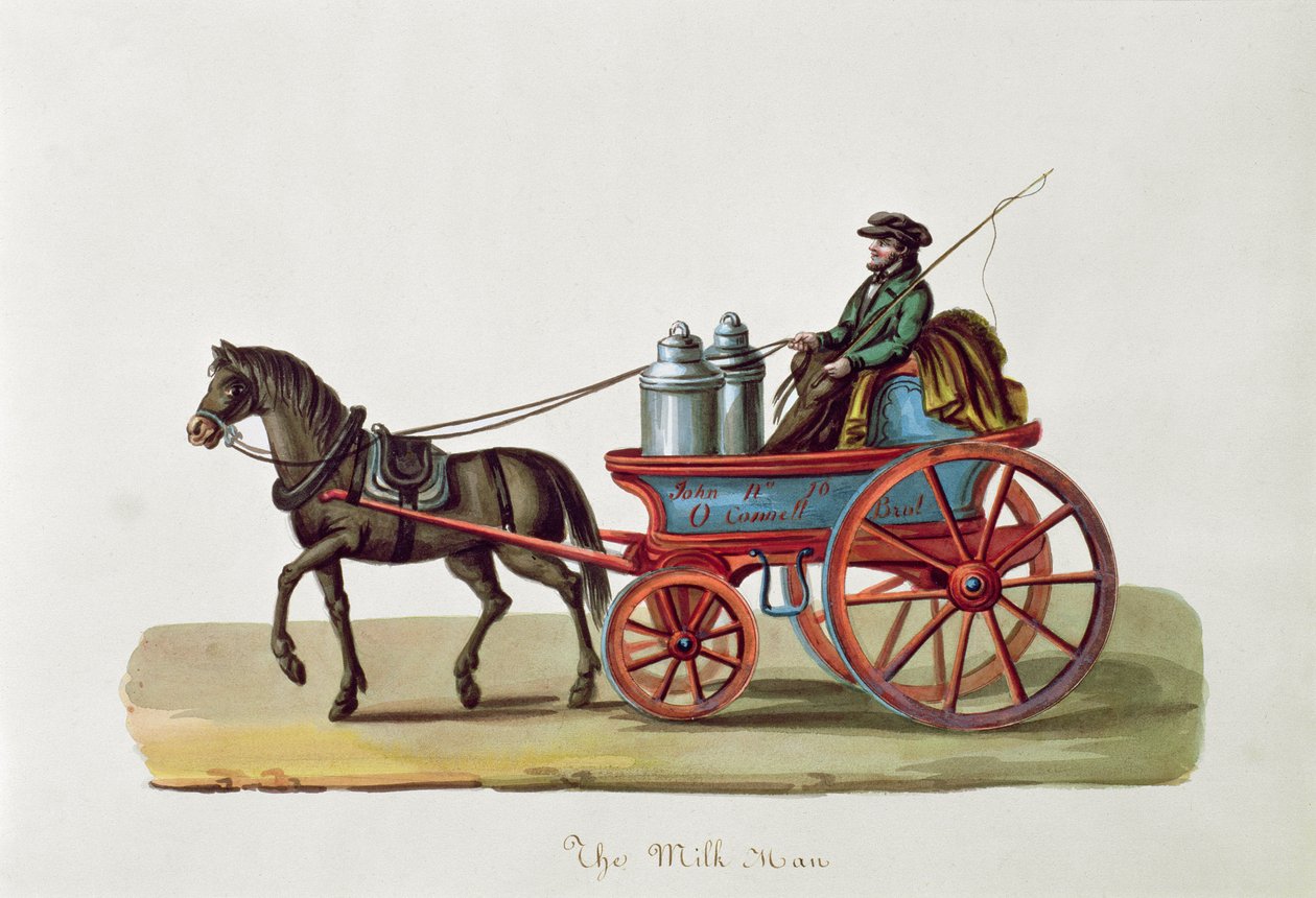 A tejember, 1840-44 körül alkotó: Nicolino Calyo
