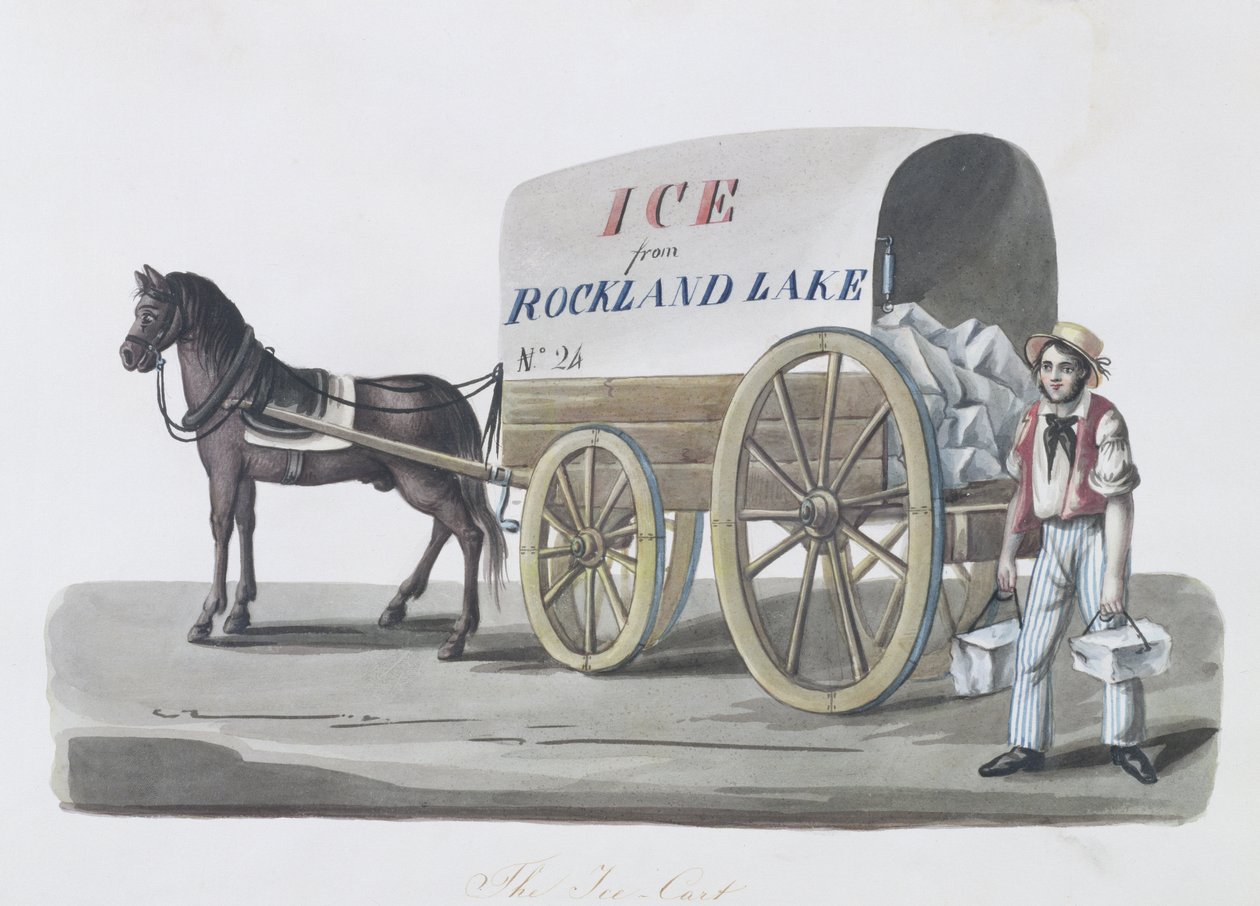 A jégkocsi, 1840-48 alkotó: Nicolino Calyo