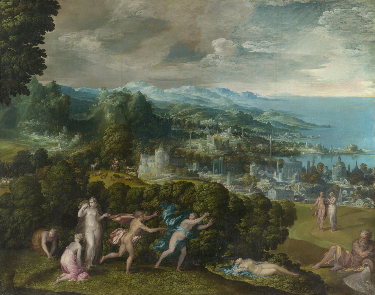 Eurydice halála, 1552-71 alkotó: Nicolo dell Abate