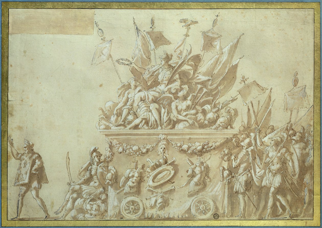 IX. Károly diadalmas belépése (1550-74) alkotó: Nicolo dell Abate