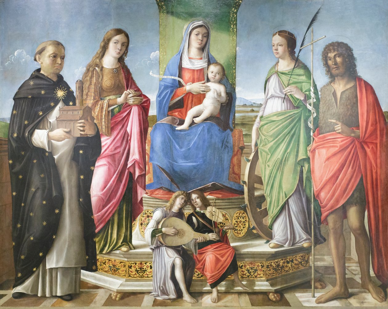 Madonna gyermekkel alkotó: Nicolo Rondinelli